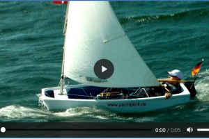 Im Opti von Gedser nach Warnemünde