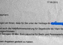 Versicherungs-Tipp: Boots-Haftpflicht