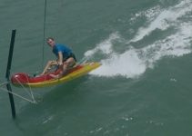 Kite Scooter – a small & fast kite sailing boat