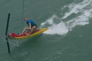 Kite Scooter – a small & fast kite sailing boat