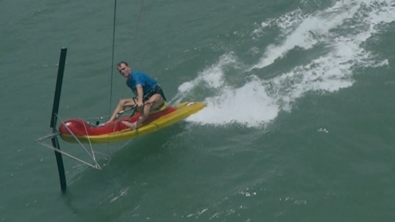 Kite Scooter – a small & fast kite sailing boat Kite Scooter – a small & fast kite sailing boat