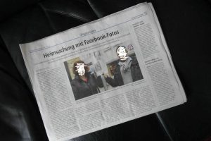 Heimsuchung mit Facebook-Fotos