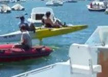 Man-powered hydrofoil