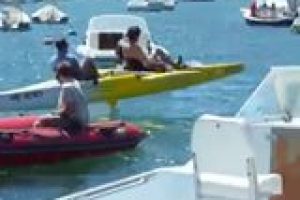 Man-powered hydrofoil