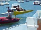 Man-powered hydrofoil