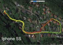 GPS-Test:   IPhone 5S – Motorola Moto G3 – Garmin Vivoactive