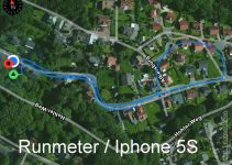 GPS-Test:  Runmeter/Iphone 5S  – Endomondo/Iphone5S –  Momentum Tracker/Moto G3 – Outdooractive/Moto G3