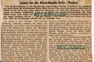 Sturmregatta – bis zu 9 bft