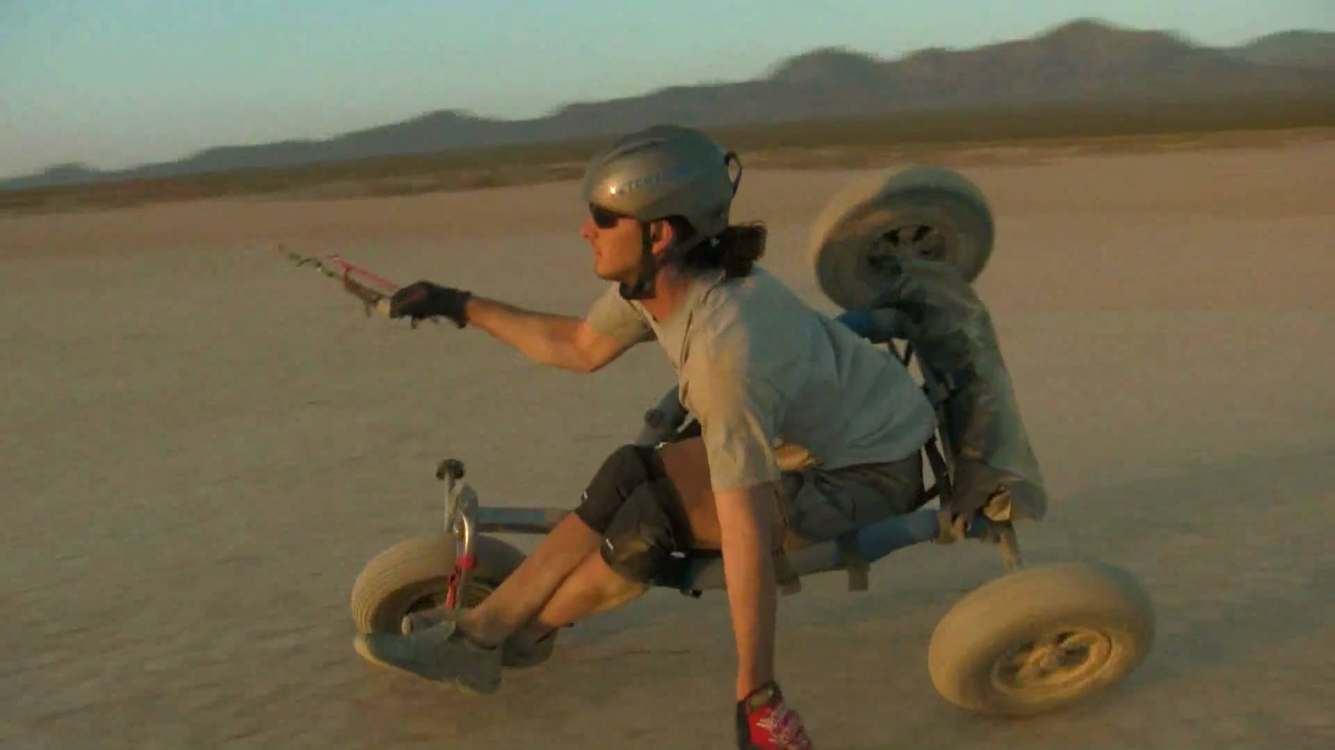 Freestyle Kite Buggy @ Ivanpah Dry Lake – Brian Holgate