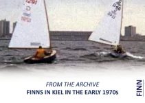Finn sailing in Kiel in the early 1970s