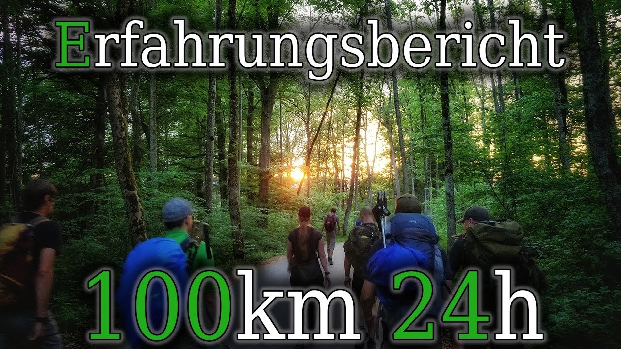 Megamarsch 100km in 24h -Teil 4- Erfahrungsbericht