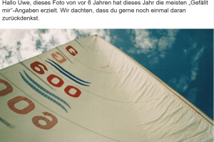 Foto mit den meisten „Gefällt mir“-Reaktionen