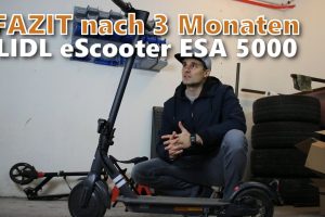 FAZIT nach 3 Monaten – LIDL eScooter ESA 5000