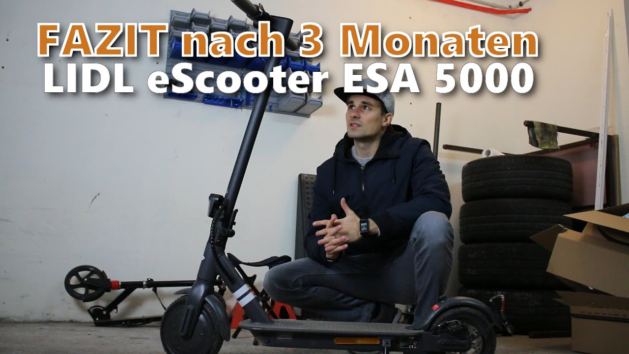 FAZIT nach 3 Monaten – LIDL eScooter ESA 5000
