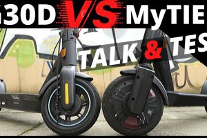 MyTIER Erfahrungsbericht & Test – Vergleich mit Ninebot G30D & SXT