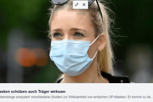 OP-Masken schützen auch den Träger wirksam