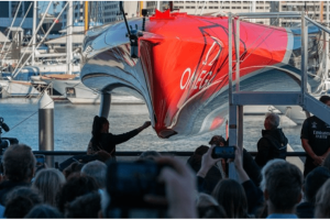 Emirates Team New Zealand launch its 2nd generation AC75, Te Rehutai
