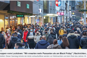 Shoppen vor dem Corona-Lockdown
