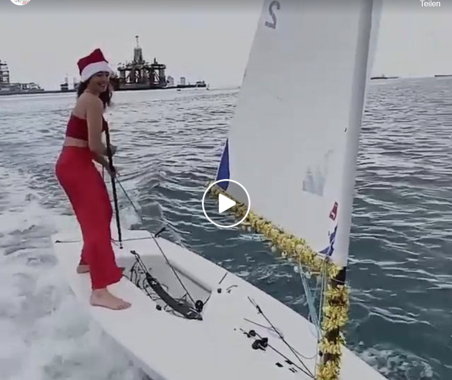 Christmas Lasersailing – Marie Barrue