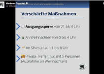 Corona – Ausgangssperre in Minden-Lübbecle