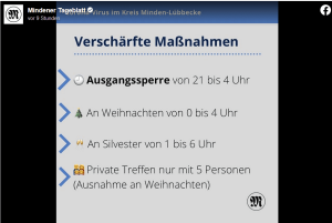 Corona - Ausgangssperre in Mi...