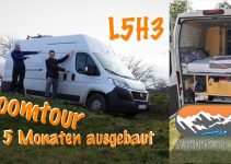 Roomtour –  Ducato L5H3 – mit Dusche und Klo