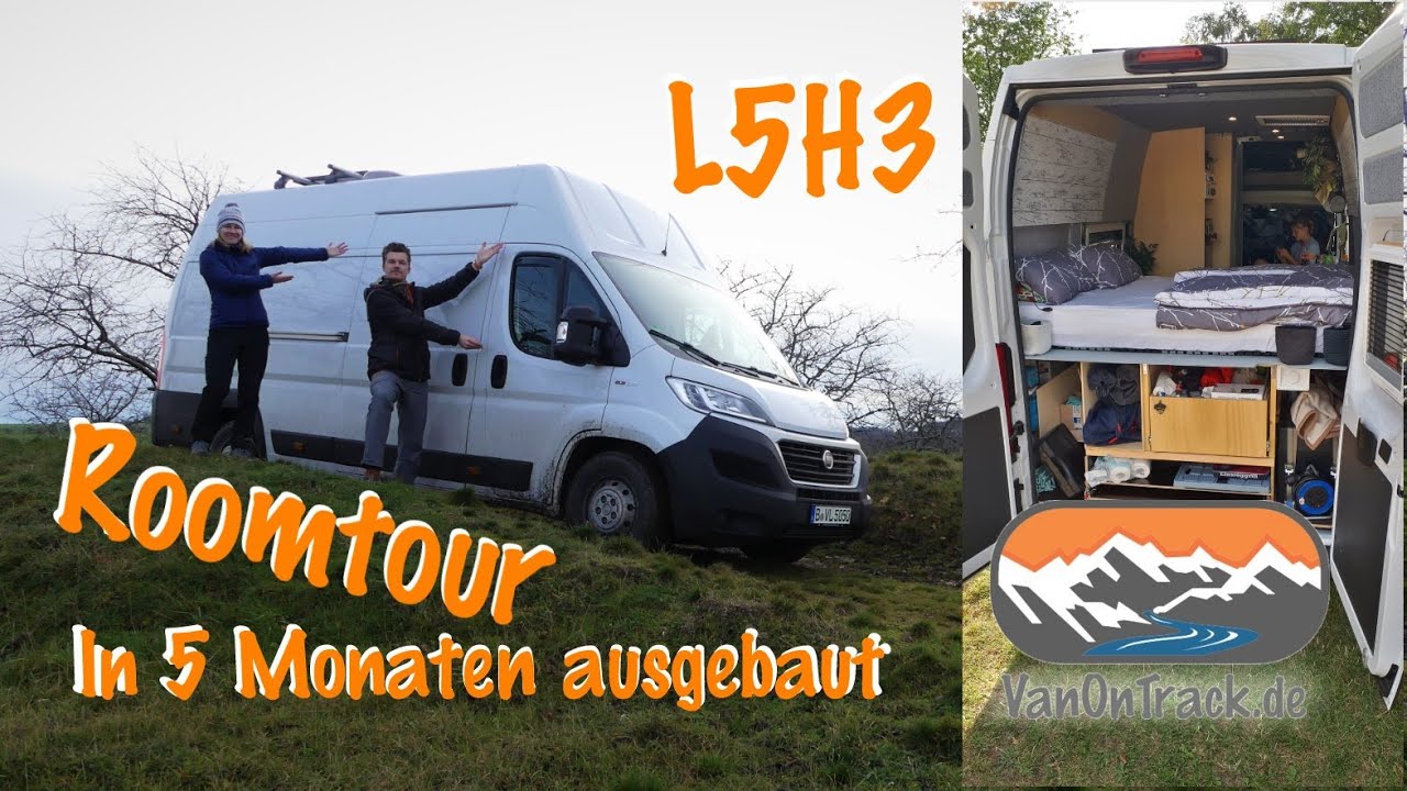 Roomtour –  Ducato L5H3 – mit Dusche und Klo