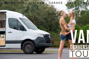 2019 Sprinter Conversion, Full Shower, Kitchen, Garage, & Open Concept