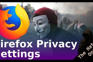 How to configure Firefox settings for maximum privacy and security