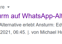 Ich verwende jetzt den SIGNAL Messenger Ich verwende jetzt den SIGNAL Messenger
