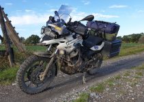 Motorradtour mit Zelt, Norddeutschland Offroad, TET, Schwerin, Okt. 2020