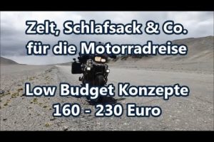Zelt, Schlafsack & Co. bis -10°C –  für 160 – 260 Euro