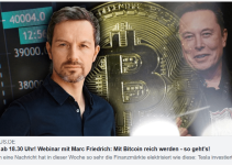 Live – So 14.02. – 18:30  – Webinar mit Marc Friedrich: Mit Bitcoin reich werden – so geht’s!