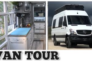 VAN TOUR – Tiny House with Amazing SHOWER!