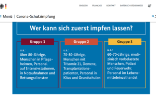 Corona - Impfreihenfolge nur ...