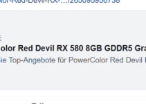 Verkauft – PowerColor Red Devil  RX 580 8GB GDDR5 Grafikkarte mit OVP