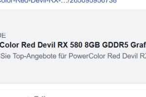 Verkauft – PowerColor Red Devil  RX 580 8GB GDDR5 Grafikkarte mit OVP