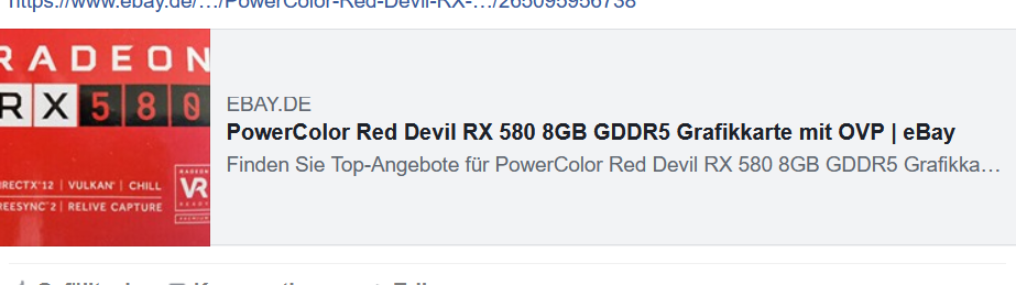 Verkauft – PowerColor Red Devil  RX 580 8GB GDDR5 Grafikkarte mit OVP