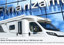 Wohnmobil – neue KFZ-Steuer bis 1000 EUR