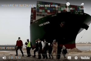 HAVARIE IM SUEZKANAL: „Das wird einige Zeit dauern!“
