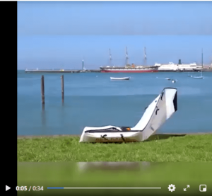 A kayak that makes the water ...