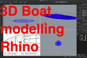 Rhino 3D boat modelling