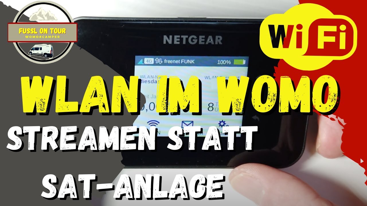 WLAN / Internet im WOMO, fernsehen ohne Sat-Anlage, streamen mit Freenetfunk