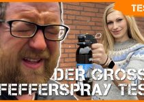 Wolfabwehr – Der große Pfefferspray-Test 2021 – alle Größen, Sprühtest und Wirkung ⚠️