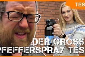 Wolfabwehr – Der große Pfefferspray-Test 2021 – alle Größen, Sprühtest und Wirkung ⚠️