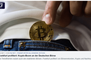 Krypto-Boom an der Deutschen Börse