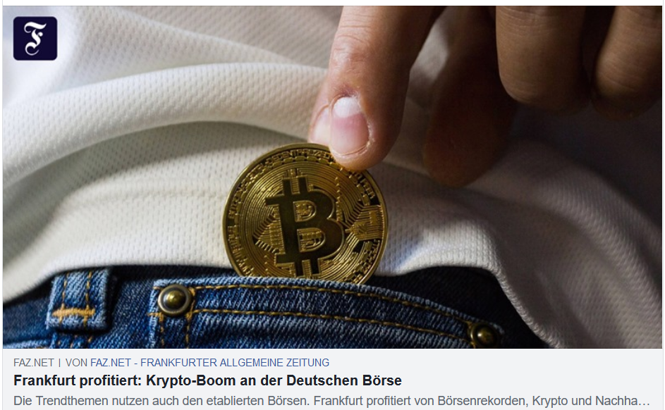 Krypto-Boom an der Deutschen Börse