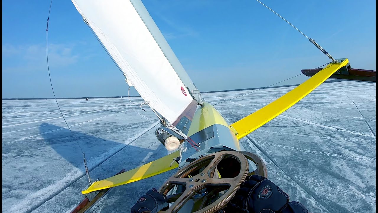 S8 iceboat | Open 8-meter class | Saint-Petersburg championship 2021 and Monotype-XV Cup | Prova FPV