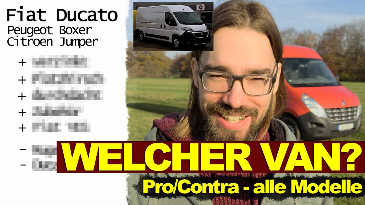 7000€? Sprinter vs Transit vs Ducato etc – Welches Fahrzeug Modell für Camper Van Ausbau