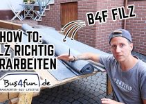 Carpet Filz im DIY Campervan richtig verkleben